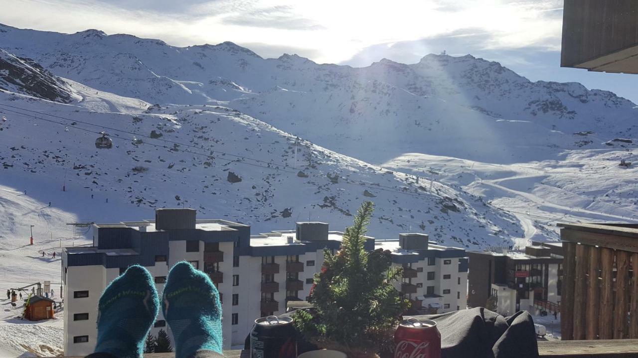 Le Serac W6 Appartement Avec Veranda En Angle Vue Panoramique Gerer Par Particulier Sur Place Val Thorens Kültér fotó