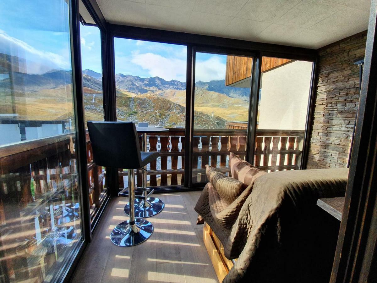 Le Serac W6 Appartement Avec Veranda En Angle Vue Panoramique Gerer Par Particulier Sur Place Val Thorens Kültér fotó
