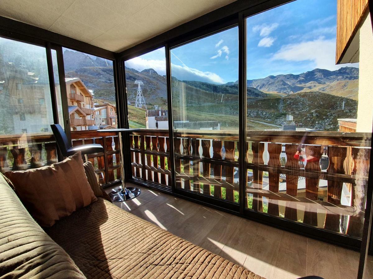 Le Serac W6 Appartement Avec Veranda En Angle Vue Panoramique Gerer Par Particulier Sur Place Val Thorens Kültér fotó